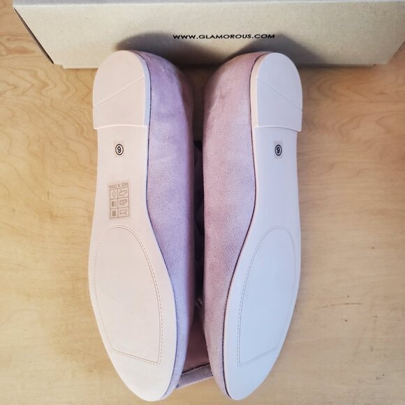 Women's size 8 Ballerina Flats by Glamorous in Pink/Nude - Picture 6 of 8